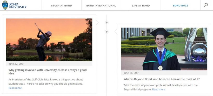 Blog Bond University