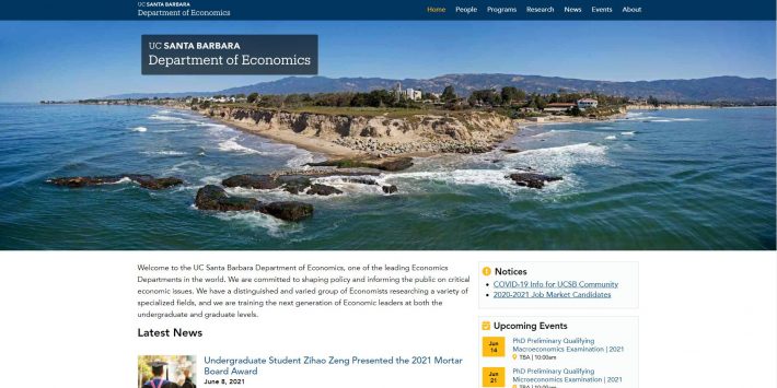 Department of Economics - UC Santa Barbara