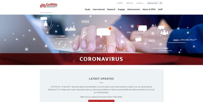 Griffith University Coronavirus