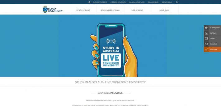 STUDY IN AUSTRALIA Bond University