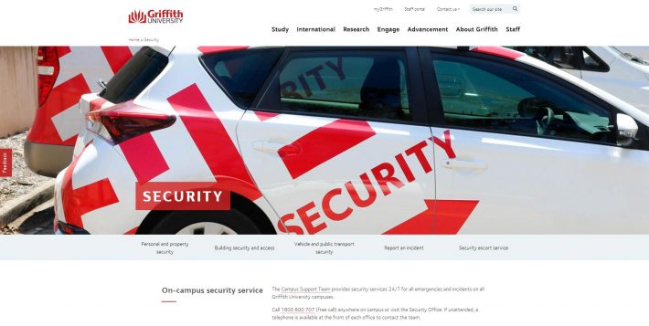 Security - Griffith University