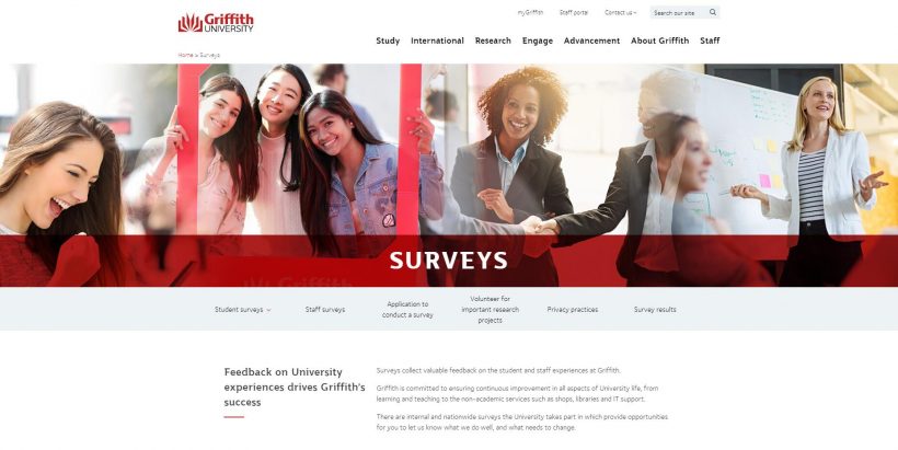 Surveys - Griffith University