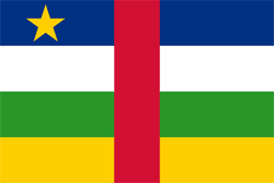Central African Republic Flag PNG Image