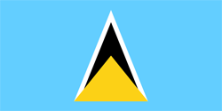 Saint Lucia Flag PNG Image