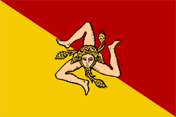 Sicily Flag PNG Image